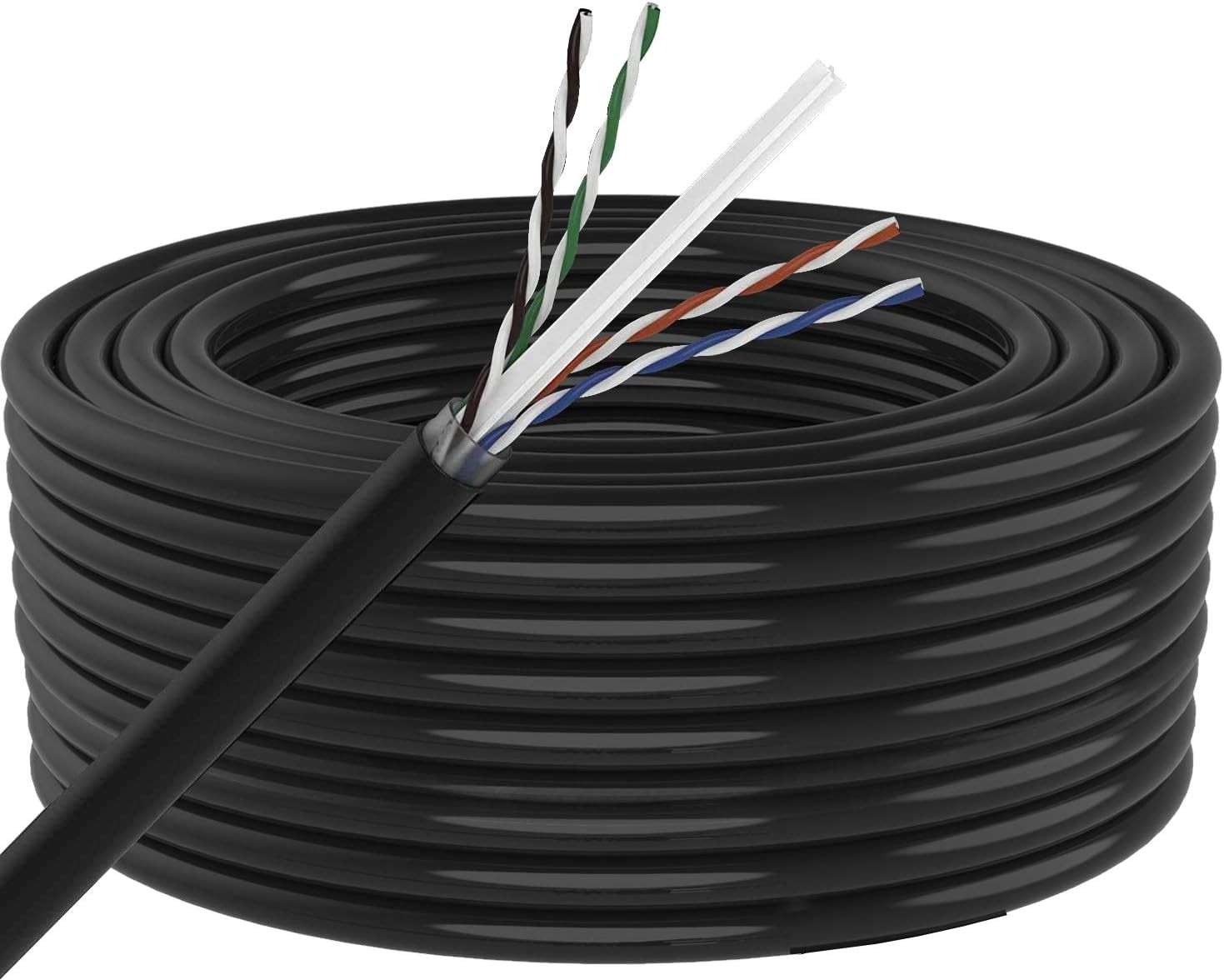 Cat 6 cable Outdoor CCA Color Black