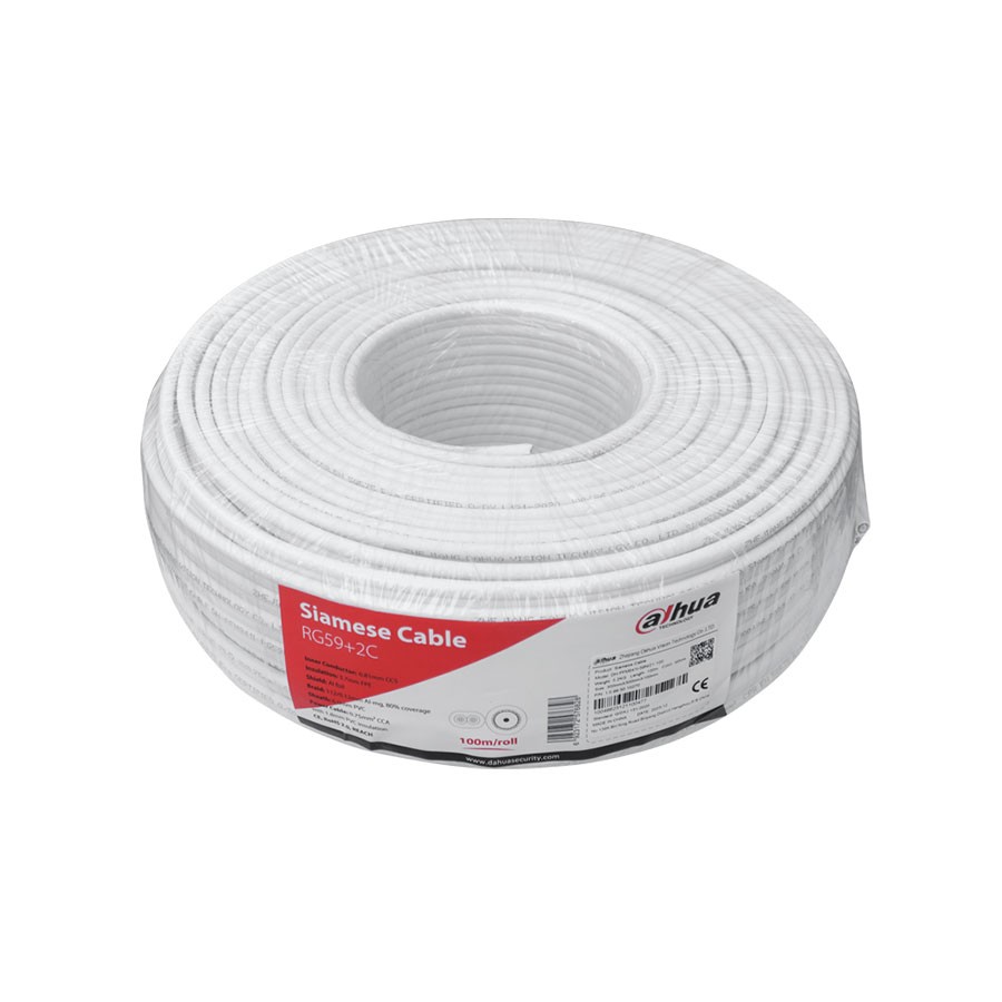 Dahua Coaxial Cable with Power Cable (2C) [DH-PFM941I-RG59N/21-100]