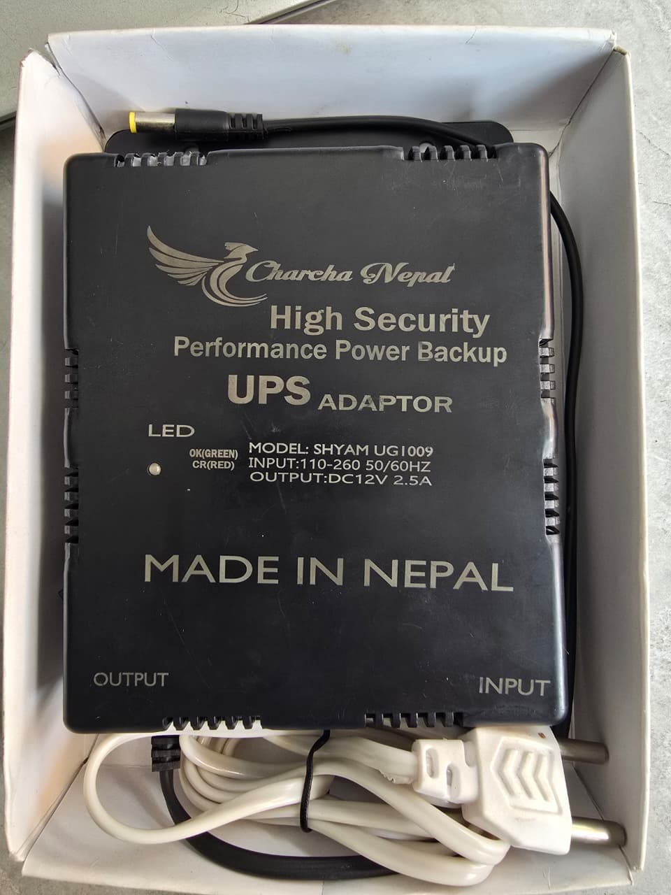 9-10 hrs. MINI DC UPS