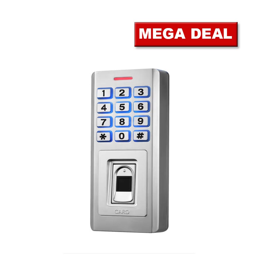 Metal Finger Print & Keypad Access Control System (Outdoor) [AF6EM-W]