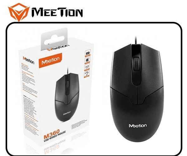 MeeTion M360 USB Wired Optical Mouse